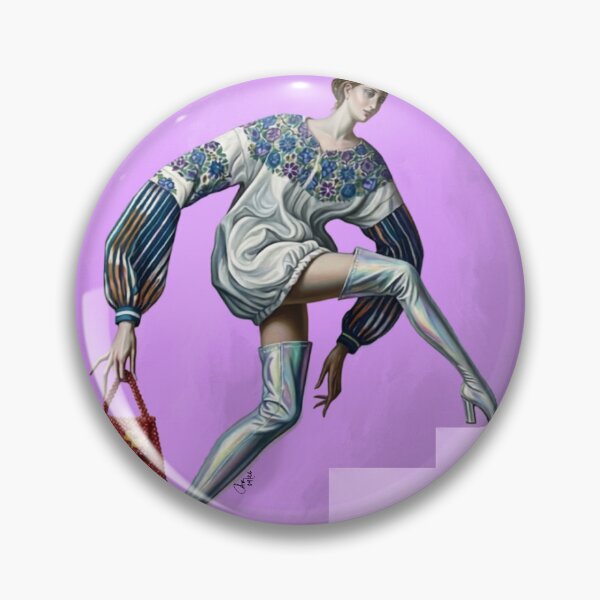 Item preview, Embroidered Blouse and Lilac Haute Couture - Art Print designed and sold by CosmocarteCM.