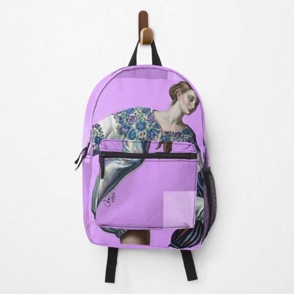 Item preview, Embroidered Blouse and Lilac Haute Couture - Art Print designed and sold by CosmocarteCM.