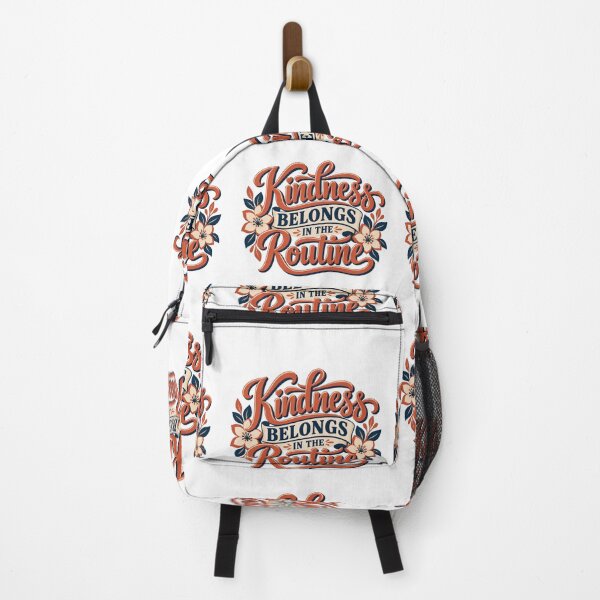 Item preview, Kindness Belongs in the Routine Lettering Art designed and sold by Bikivuno.