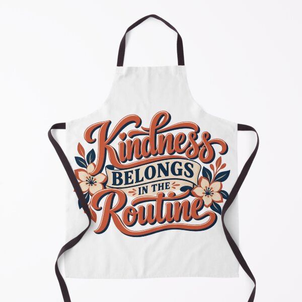 Item preview, Kindness Belongs in the Routine Lettering Art designed and sold by Bikivuno.