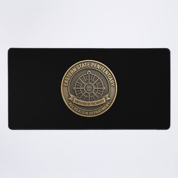 Item preview, Eastern State Penitentiary Recreation Dept - Employee of the Month Fake Badge designed and sold by RogueSquirrels.
