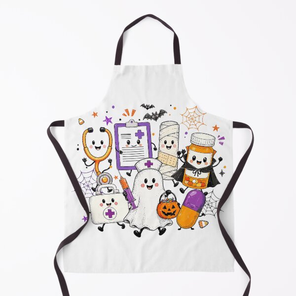 Item preview, Cute Medical Ghosts Halloween Healthcare Crew designed and sold by VioletNance.