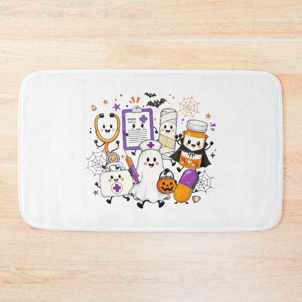 Item preview, Cute Medical Ghosts Halloween Healthcare Crew designed and sold by VioletNance.