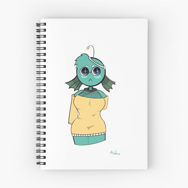 Item preview, Chica Pez Linterna: Destellos del Océano – Arte de Ainhoa designed and sold by Ainhoacolon.