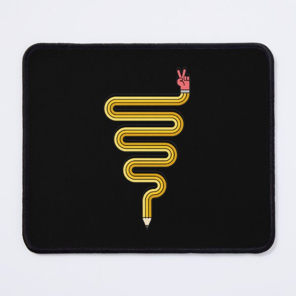 Item preview, Peaceful Pencil Art Wavy Line Creative Design designed and sold by lasopent.
