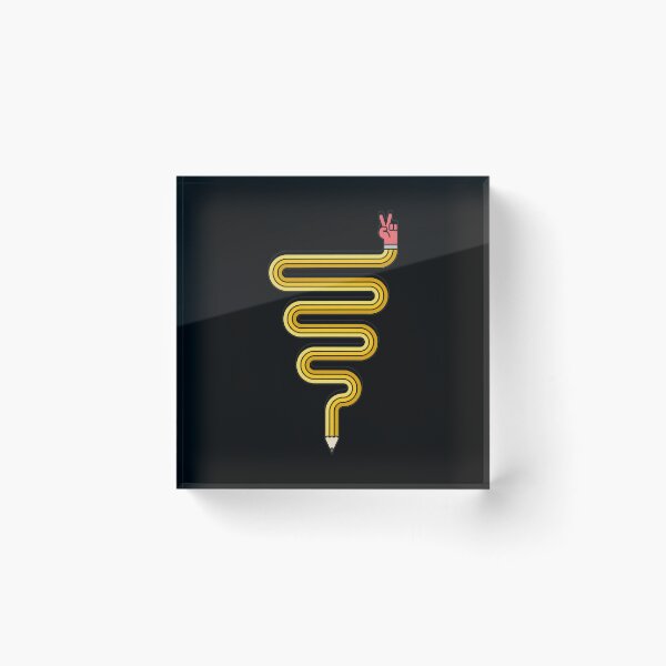 Item preview, Peaceful Pencil Art Wavy Line Creative Design designed and sold by lasopent.