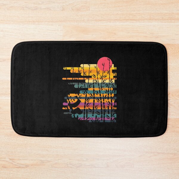 Item preview, Panda Climbing Bamboo Sunset Graphic designed and sold by fetzrolfs.