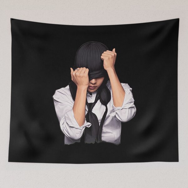 Item preview, Moody Portrait Beanie Tie  designed and sold by paysenga.