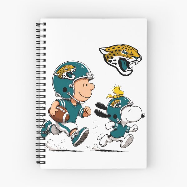 Item preview, Peanuts Football Duo with Jaguar Flair designed and sold by RetroAGarage.