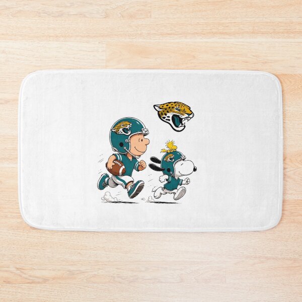 Item preview, Peanuts Football Duo with Jaguar Flair designed and sold by RetroAGarage.