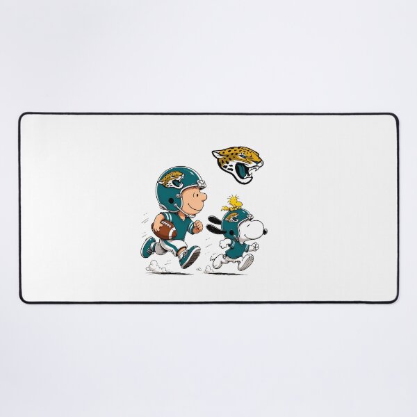 Item preview, Peanuts Football Duo with Jaguar Flair designed and sold by RetroAGarage.