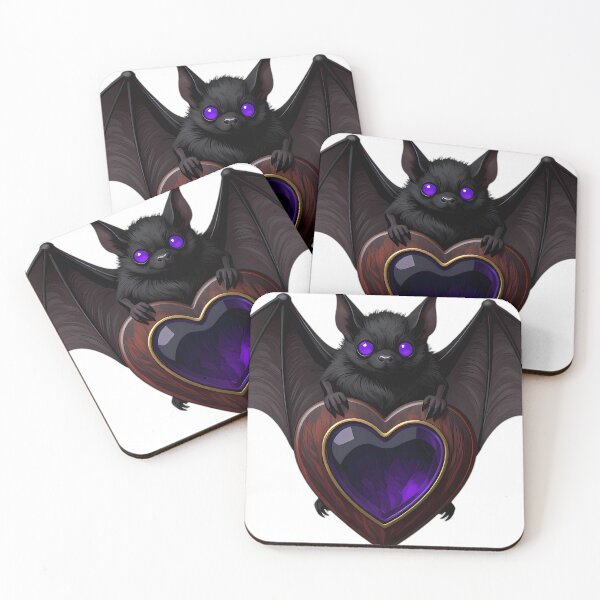 Item preview, Gothic Pipistrelle Bat Amethyst Planchette designed and sold by IllumeInk.