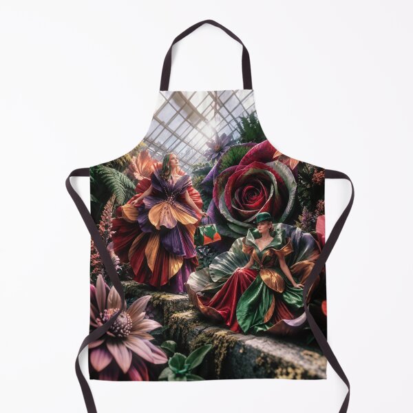 Item preview, High-Fashion Botanical Greenhouse Fantasy with Floral Couture Models designed and sold by KingsArtworx 2.