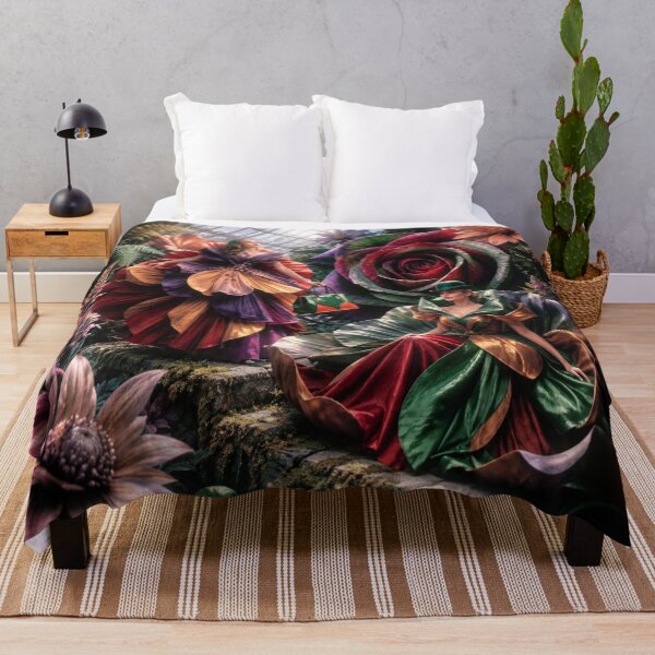 Item preview, High-Fashion Botanical Greenhouse Fantasy with Floral Couture Models designed and sold by KingsArtworx 2.