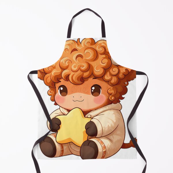 Aperçu de l'œuvre Coussin étoile à câliner représentant un adorable veau des Highlands en pyjama polaire créée et vendue par pumsquare.