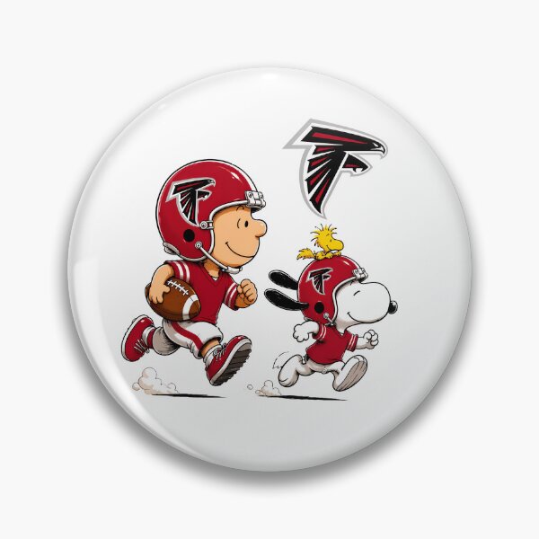 Item preview, Charlie Brown Snoopy Falcons Football  designed and sold by RetroAGarage.