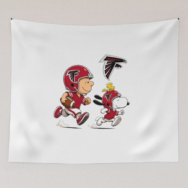 Item preview, Charlie Brown Snoopy Falcons Football  designed and sold by RetroAGarage.