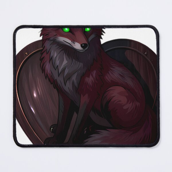 Item preview, Gothic Red Fox Velvet Planchette designed and sold by IllumeInk.