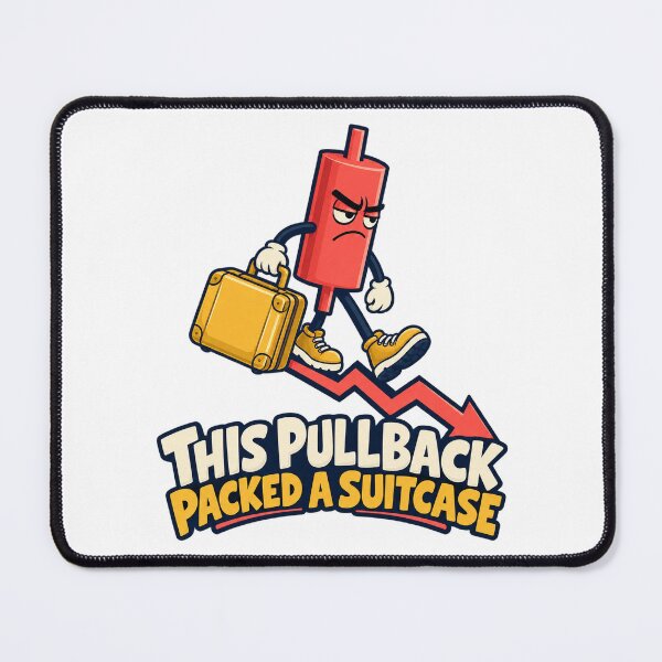 Item preview, This Pullback Packed a Suitcase Trading Humor designed and sold by Bikivuno.