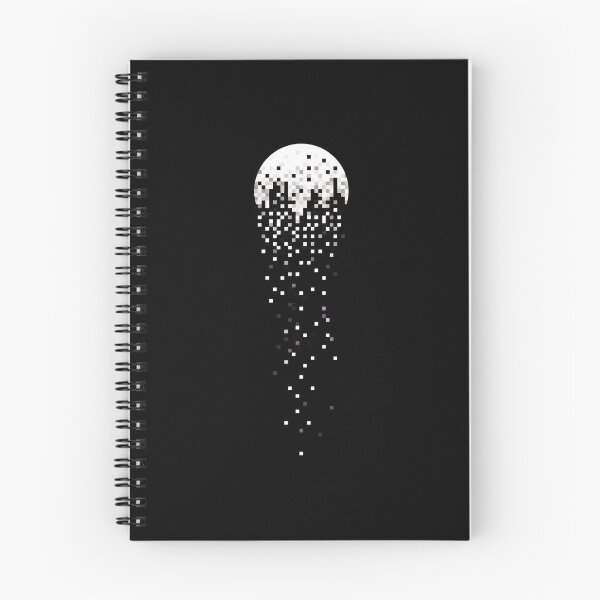 Item preview, Pixel Cityscape Moon Dissolving Art designed and sold by bezaperina.