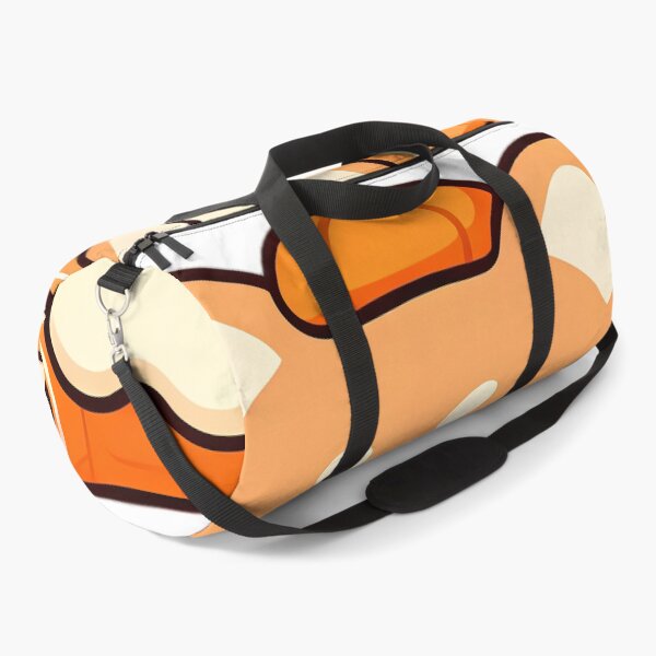 Item preview, Cute Shiba Inu Puppy in Pumpkin Pajamas Hugging Bone Pillow designed and sold by pumsquare.