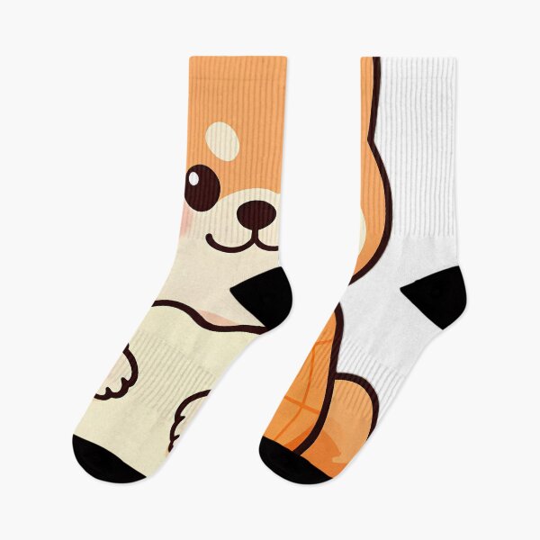Item preview, Cute Shiba Inu Puppy in Pumpkin Pajamas Hugging Bone Pillow designed and sold by pumsquare.