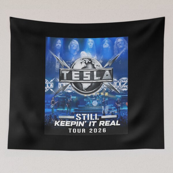 Item preview, Tesla Still Keepin It Real Tour 2026   designed and sold by NORMAODRIGUEZ.