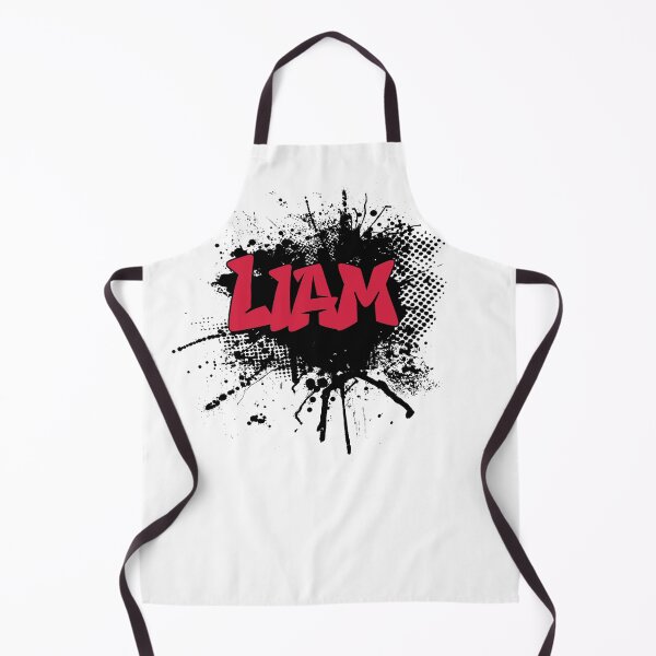 Artikelvorschau, Liam Name Gift Red Graffiti Name entworfen und verkauft von aligchi.