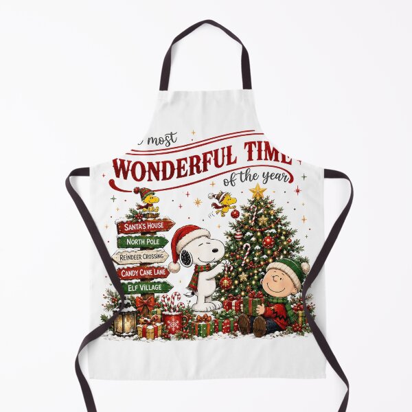 Item preview, Wonderful Time of Year Snoopy Charlie Brown Christmas designed and sold by RetroAGarage.