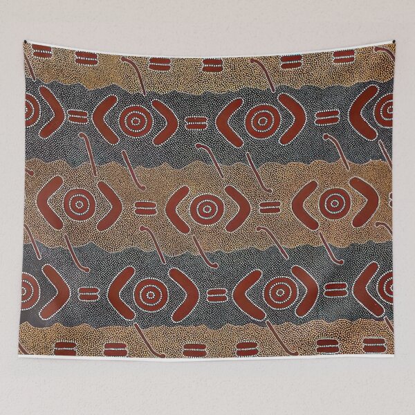 Item preview, Men's dreaming - native art designed and sold by NeonCanvasDream.