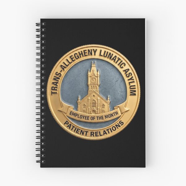 Item preview, Trans-Allegheny Asylum Patient Relations - Employee of the Month Fake Badge designed and sold by RogueSquirrels.
