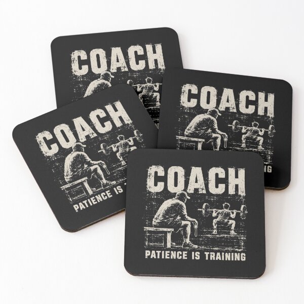 Artikelvorschau, Coach Patience Is Training Weightlifting Fitness entworfen und verkauft von markymaarty.