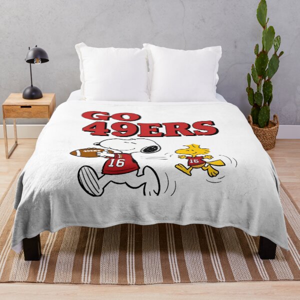Item preview, Go 49ers Snoopy Woodstock Football designed and sold by RetroAGarage.