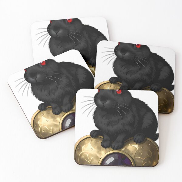 Item preview, Gothic Black Hare Moon Phase Planchette designed and sold by IllumeInk.
