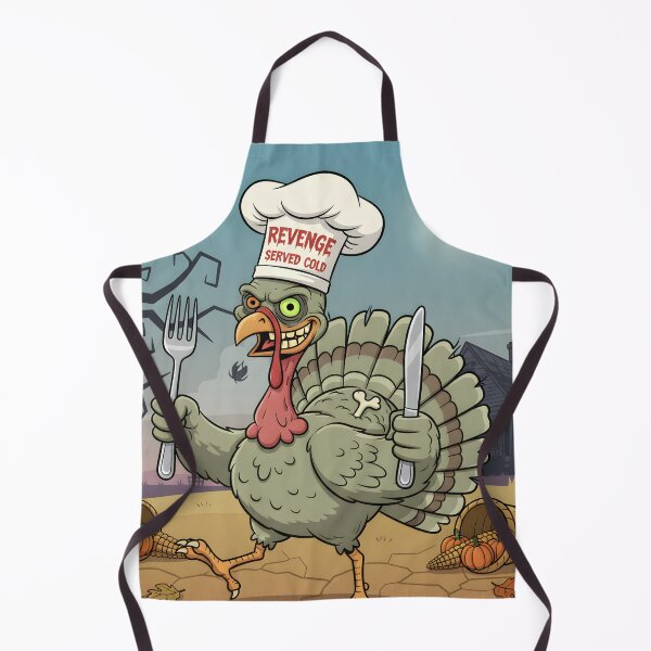 Item preview, Zombie Turkey Feast – Funny Thanksgiving Horror Mashup designed and sold by VibranPalette.