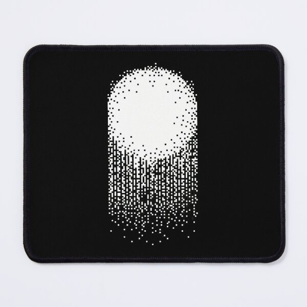 Item preview, Pixelated Dissolving Oval Abstract Design designed and sold by helencacu.