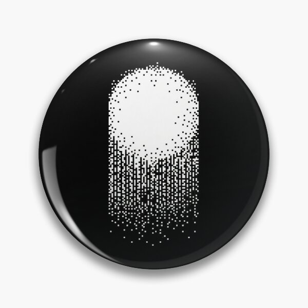 Item preview, Pixelated Dissolving Oval Abstract Design designed and sold by helencacu.