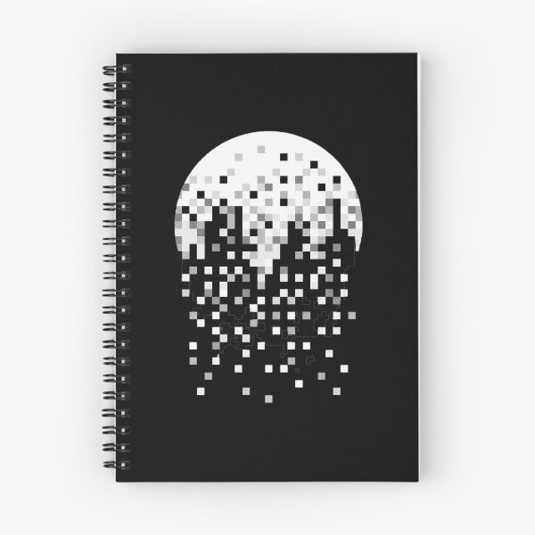 Item preview, Pixel Cityscape Moon Dissolving Art designed and sold by sotospor.
