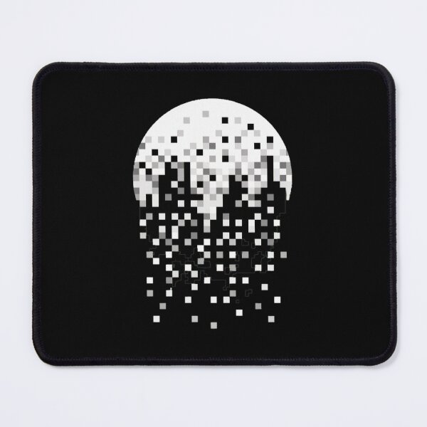 Item preview, Pixel Cityscape Moon Dissolving Art designed and sold by sotospor.