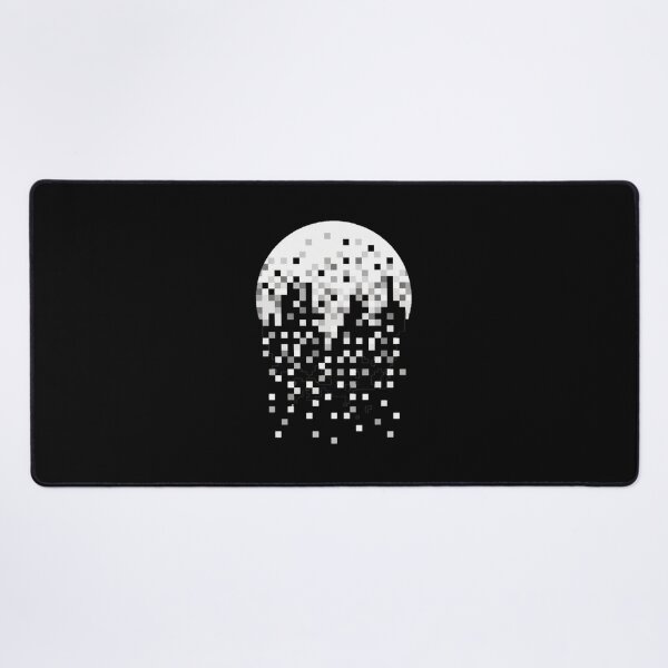 Item preview, Pixel Cityscape Moon Dissolving Art designed and sold by sotospor.