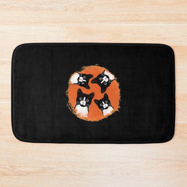 Item preview, Playful Cats Peeking Pink Orange Paw Up Design designed and sold by lamercarv.