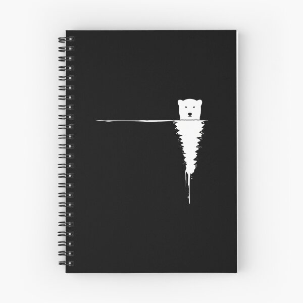 Item preview, Polar Bear Peeking Over Melting Ice designed and sold by fetzrolfs.