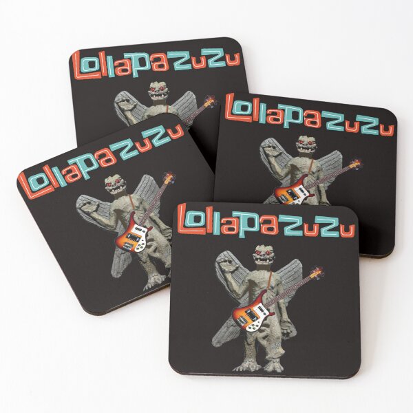 Item preview, Lollapalooza Pazuzu bass guitar logo designed and sold by VWscout2.