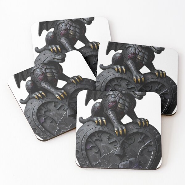 Item preview, Gothic Stone Gargoyle Obsidian Planchette designed and sold by IllumeInk.