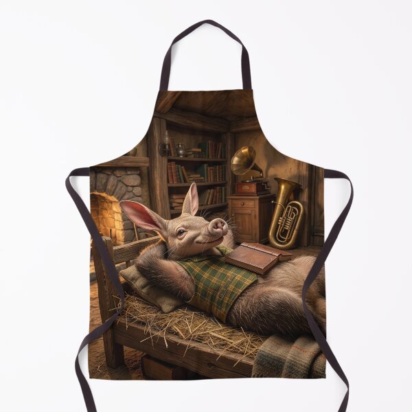 Item preview, Tuba-Playing Aardvark Spends His Days Reading designed and sold by Tridentulus.