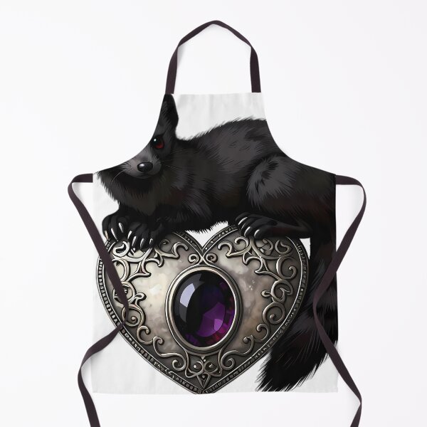 Item preview, Gothic Ermine Weasel Silver Planchette designed and sold by IllumeInk.