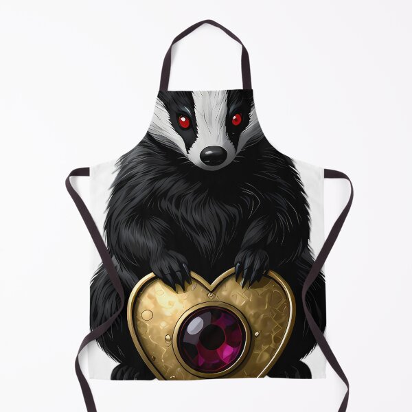 Item preview, Gothic Badger Antique Brass Planchette designed and sold by IllumeInk.