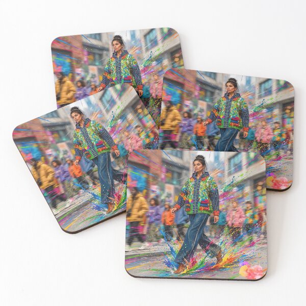 Item preview, Colorful Street Haute Couture Jacket - Art Print designed and sold by CosmocarteCM.