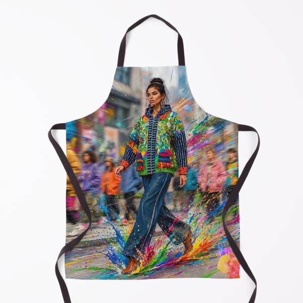 Item preview, Colorful Street Haute Couture Jacket - Art Print designed and sold by CosmocarteCM.