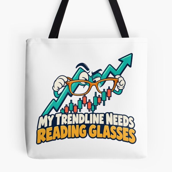 Item preview, My Trendline Needs Reading Glasses Funny Quote designed and sold by Bikivuno.